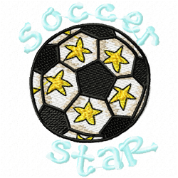 Football Embroidery Design 1 Football Embroidery Design 1